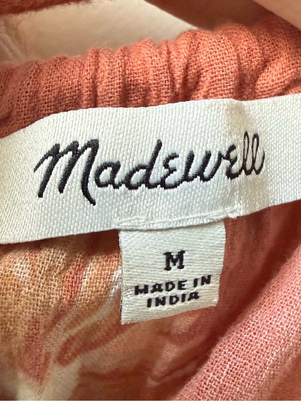 Madewell 100% Cotton Floral Open Back Halter Maxi Dress Medium - Picture 7 of 8